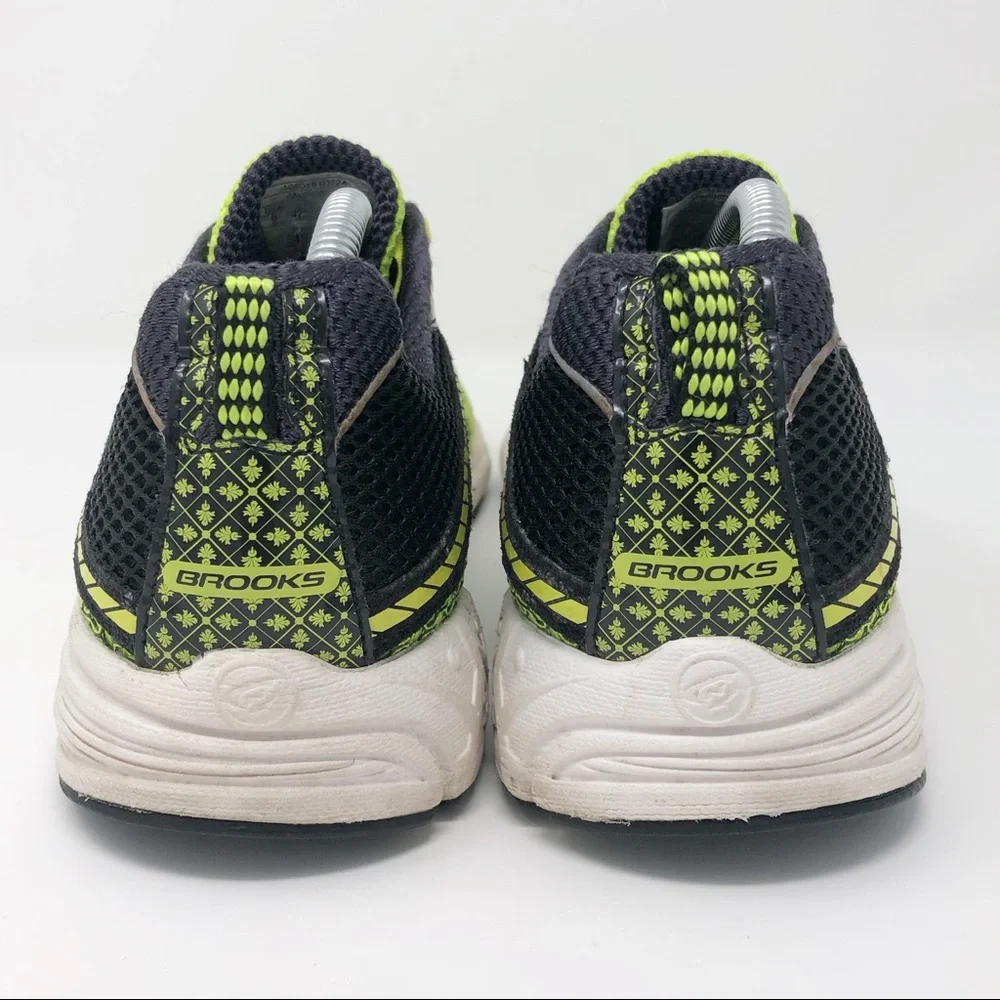 Brooks Neon Yellow and Black Men's Athletic Running Shoes
